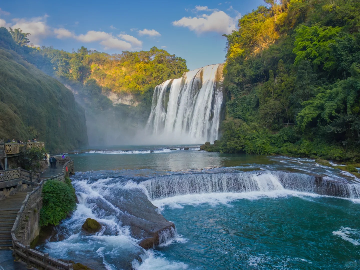 貴州黃果樹瀑布實景